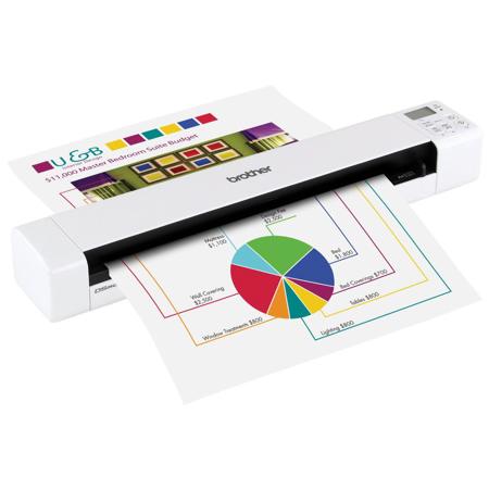 Brother DS 820W Wireless Mobile Color Page Sheetfed Scanner