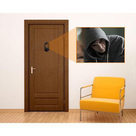Brinno SHC1000 12mm Indoor/Outdoor Digital Front Door Peephole Security Camera