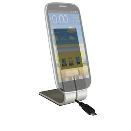 Bracketron NanoTek Stand for Smartphone/MP3 Players/Cell Phone, Silver