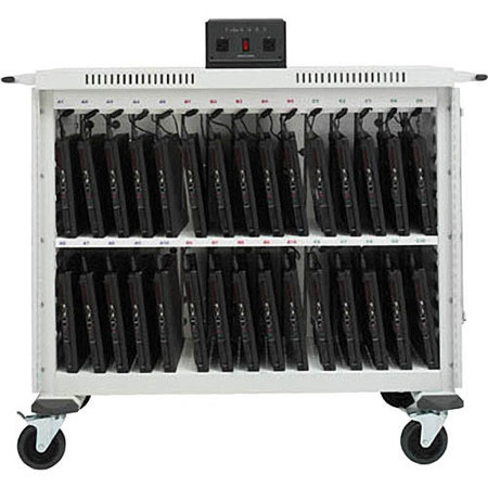 Bretford Sova L LAP30ULV Storage and Charge Cart, Concrete Paint