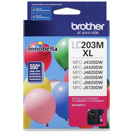 Brother LC203M Innobella High Yield XL Magenta Ink Cartridge, 550 Pages Yield