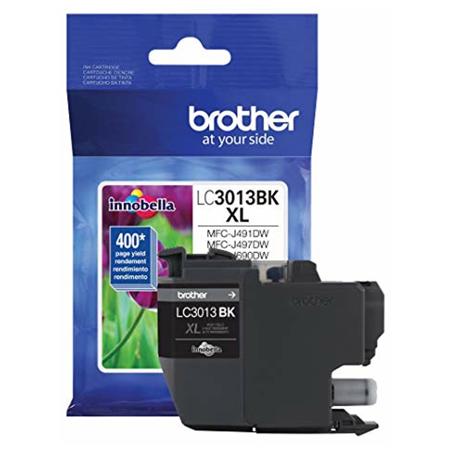 Brother LC3013 High Yield Ink Cartridge, Up To 400 Pages, Black
