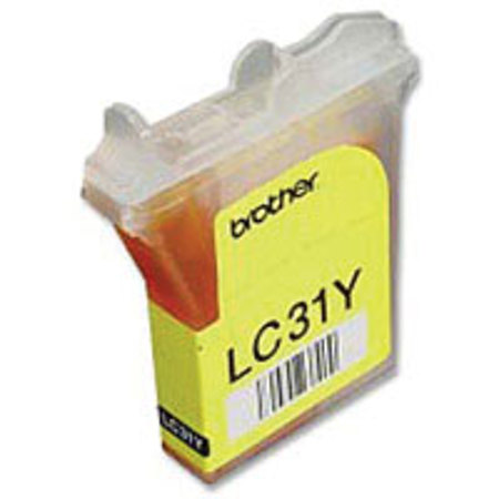 Brother LC31Y Yellow Ink Cartridge f/Fax 1820C, 1920CN