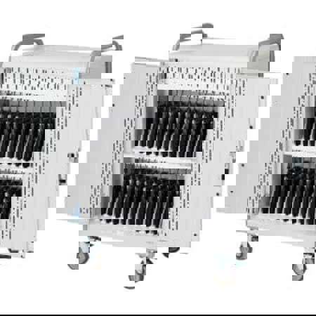 Bretford Pulse 30 Laptop Store and Charge Cart with Back Doors