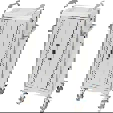 Bretford Pulse 36 Laptop Store and Charge Cart with Back Doors