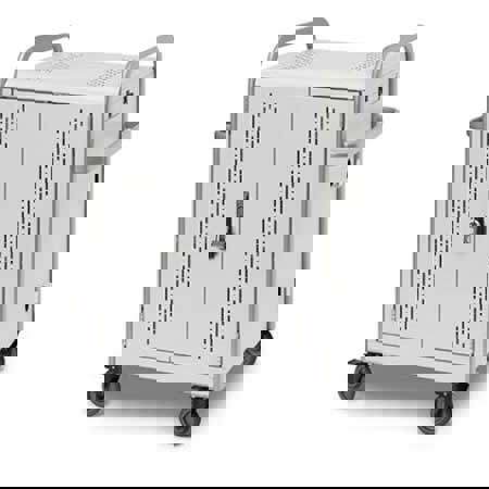 Bretford 24 Unit Pulse Tablet M Cart with Back Doors, Charge Only