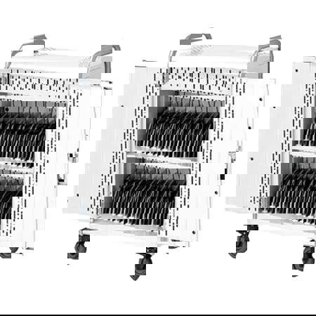 Bretford 36 Unit Pulse Tablet M Cart with Back Doors, Charge Only