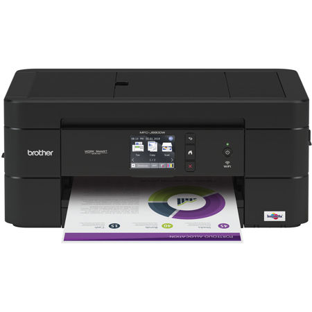Brother MFC-J690DW Wireless All-in-One Color Inkjet Printer, Print/Copy/Scan/Fax