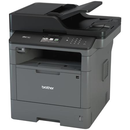 Brother MFC-L5700DW All-In-One Monochrome Laser Printer with Duplex Printing and Wireless Networking, 42ppm Black Max. Speed, Up to 1200x1200dpi, 50-Page ADF Capacity (Max.), 250 Sheet Standard Input Tray - Print, Copy, Scan, Fax