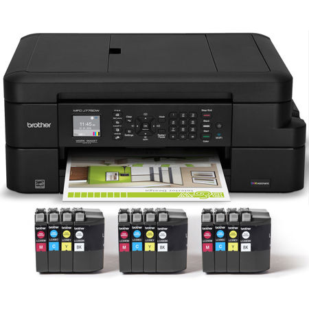 Brother MFC-J775DW XL Extended Print INKvestment All-in-One Color Inkjet Printer