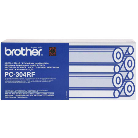 Brother Refill Rolls for PC301 Cartridge, 4 Pack