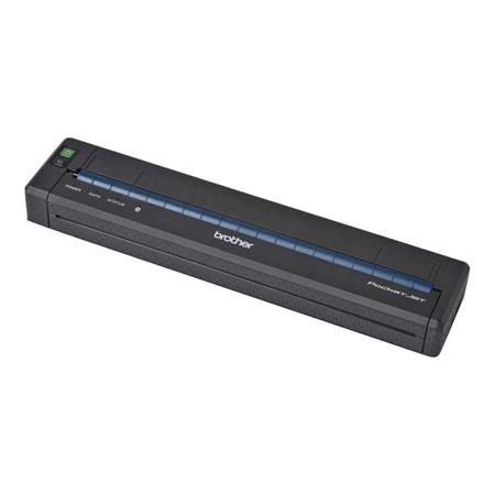 Brother PJ-723 PocketJet 7 Mobile Direct Thermal Printer with Vehicle Kit, 8 ppm, 300 dpi