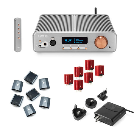 Burson Audio Conductor GT4 10W XLR Headphone Amplifier/Preamp Deluxe Package