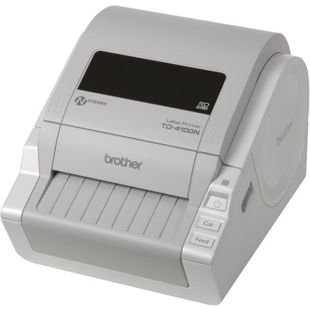 Brother TD-4100N Desktop Network Barcode and Label Printer