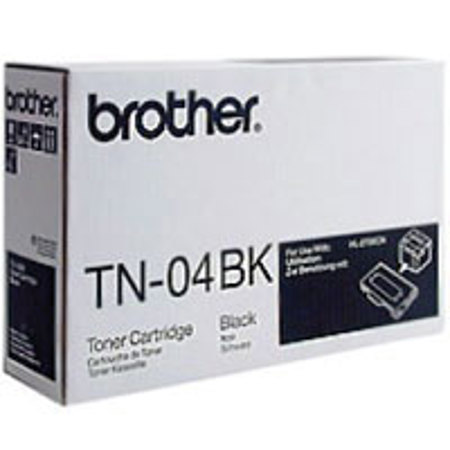 Brother TN04BK Black Toner Cartridge, Approximate Yield: 10,000 Pages