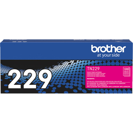 Brother TN229 Toner Cartridge for HL/MFCL Series Printers Standard Capacity Magenta