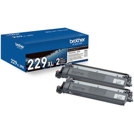 Brother TN229 Toner Cartridge for HL/MFCL Series Printers High Capacity Black (2-Pack)