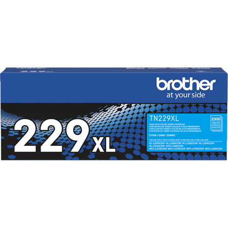 Brother TN229 Toner Cartridge for HL/MFCL Series Printers High Capacity Cyan