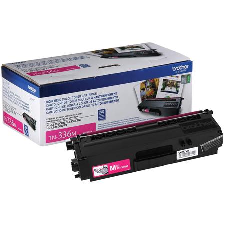 Brother TN336 High Yield Magenta Toner Cartridge, Yield Up to 3500 Pages