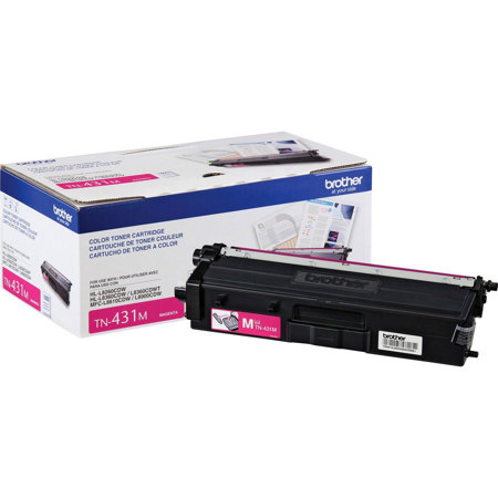 Brother TN431 Standard Yield Toner Cartridge, Up to 1800 Pages, Magenta