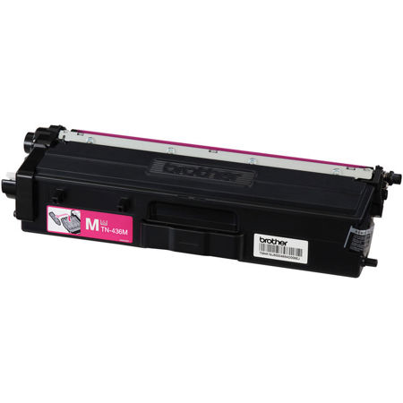 Brother TN436 Super High Yield Toner Cartridge, Up to 6500 Pages, Magenta