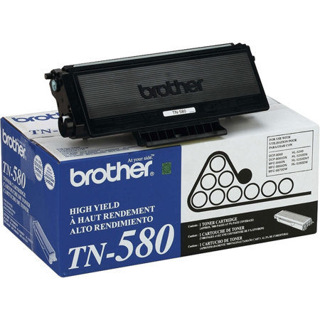 Brother TN580 Black Toner Cartridge