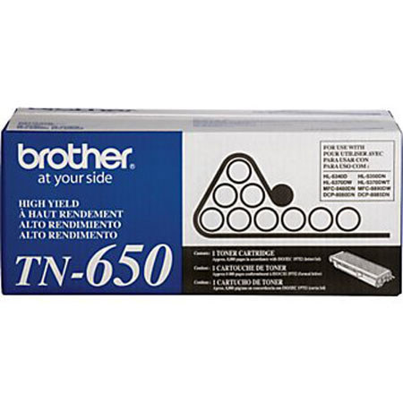 Brother TN650 Black Toner Cartridge