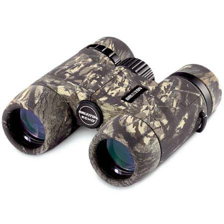 Brunton 10x32 Echo Series Water Proof Roof Prism Binocular with 6.0 Degree Angle of View, Mossy Oak Camo, USA