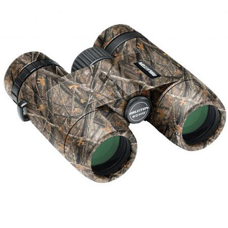 Brunton Echo Mid-Size 10x32 Roof Prism Binocular, Mossy Oak Camouflage