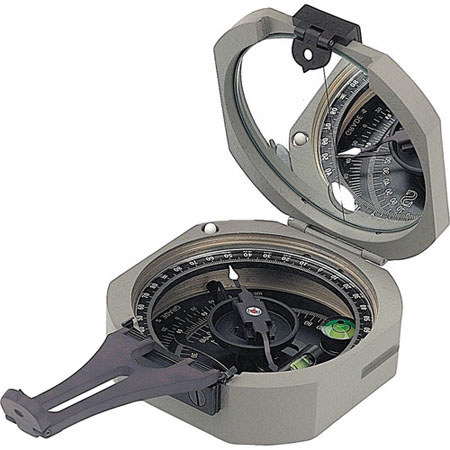 Brunton Conventional Pocket Transit, 0-90deg. Quadrant Scale