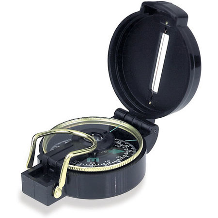 Brunton Lensatic Sighting Compass, Black Luminescent