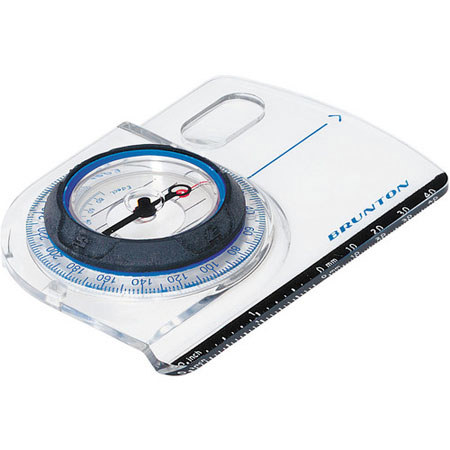 Brunton O.S.S. 30B Baseplate Compass, Tool-Free Declination System