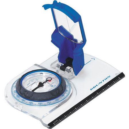 Brunton O.S.S. 60M Mirrored Compass, Integrated Clinometer