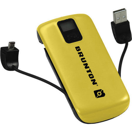 Brunton Metal 4400mAh Lithium-Polymer Battery for Tablets, Smartphones - Yellow