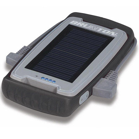 Brunton Freedom Solar Panel and 2200 mAh Battery, Vibram Sole, Black