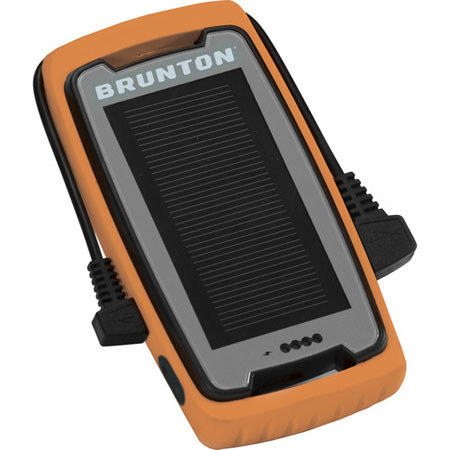 Brunton Freedom Solar Panel and 2200 mAh Battery, Vibram Sole, Orange