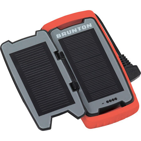 Brunton Restore Solar Panel Lithium-Polymer Battery, Vibram Sole, Red