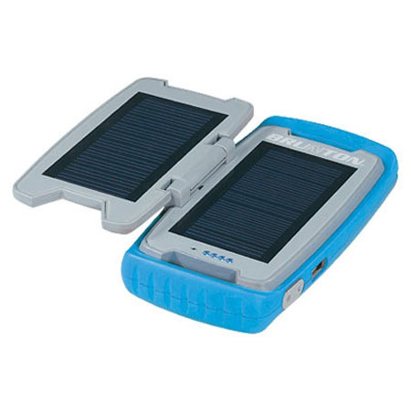 Brunton Restore Power Pack with 2 Solar Panels and 2200mAh Battery, Blue
