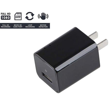 Brickhouse Security Wi-Fi Mini AC Adapter 5MP 1080p Hidden Camera