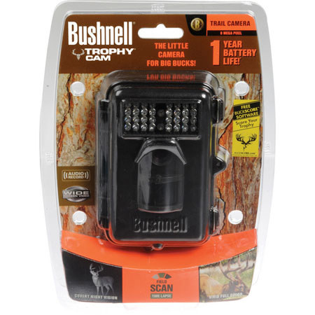 Bushnell Trophy Cam 8MP Night Vision FS Digital Trail Camera, Brown