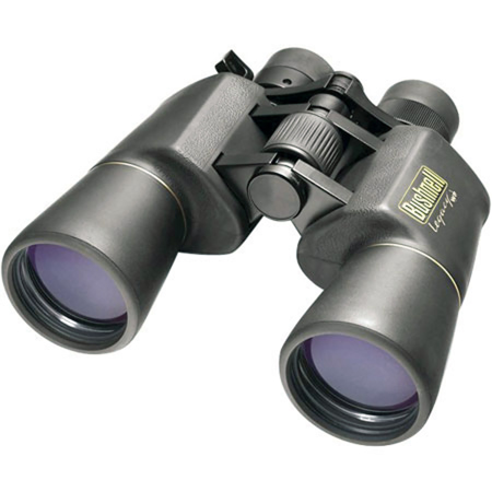 Bushnell 10-22x50 Legacy Zoom, Waterproof Porro Prism Rubber Armored Binocular with 3.8-1.27 Degree Angle of View, USA, Black