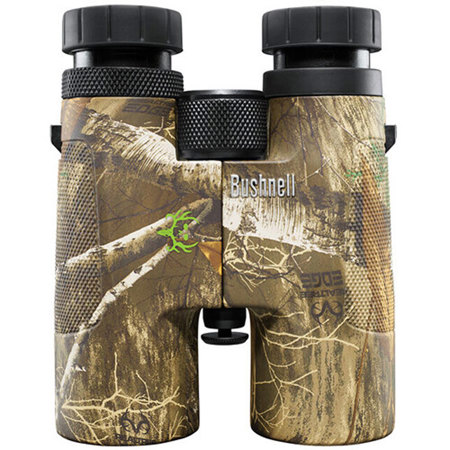 Bushnell 10x42 Bone Collector Powerview Roof Prism Binocular, 5.4 Deg. AoV, Camo