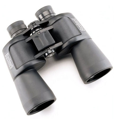 Bushnell 16x50mm PowerView Porro Prism Binocular, 3.9 Deg Angle of View, Black