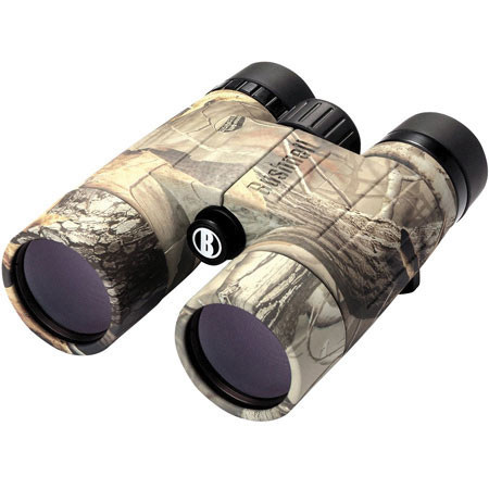 Bushnell 8x42 Trophy Series, Water Proof Roof Prism Binocular with 6.9 Degree Angle of View, Mossy Oak Camouflage, U.S.A.