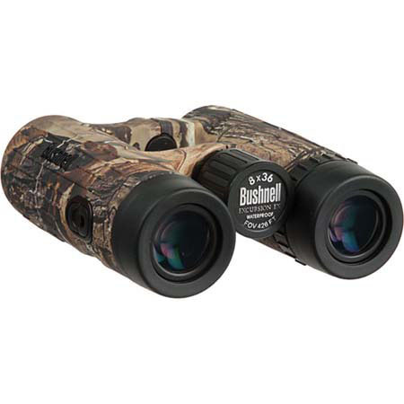 Bushnell 8x36 Excursion-EX, Waterproof and Fogproof Roof Prism Binocular with 8.1 Degree Angle of View, Realtree.