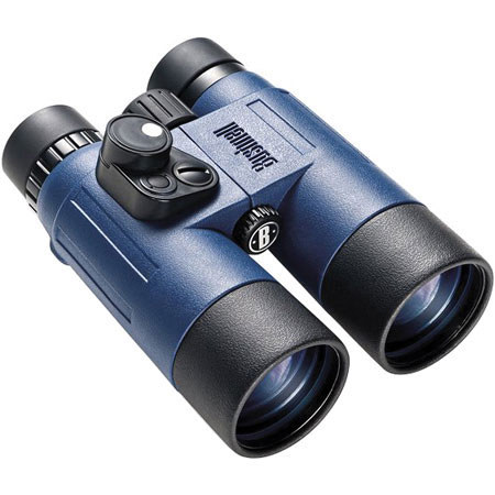 Bushnell 7x50 Marine, Water Proof & Fog Proof Roof Prism Binocular with Compass and 6.7 Degree Angle of View, U.S.A.