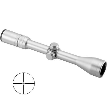 Bushnell 3 - 9x40mm Elite 3200 Series Riflescope, Silver Finish with Multi-X Reticle.