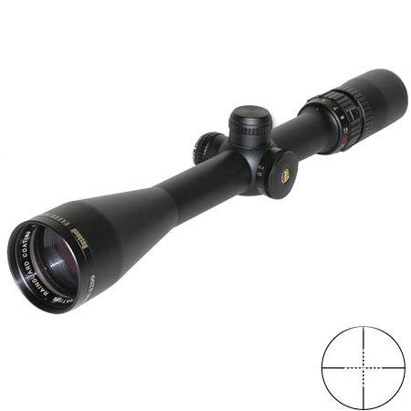 Bushnell 6 - 24x40mm Elite 4200 Series Riflescope, Matte Black Finish with Mil Dot Reticle & Semi Target Turrets, Side Parallax Focus