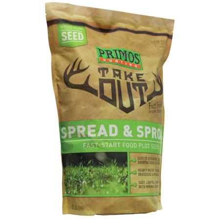 Bushnell Take Out Spread and Sprout Food Plot Seed, 6 lbs Bag