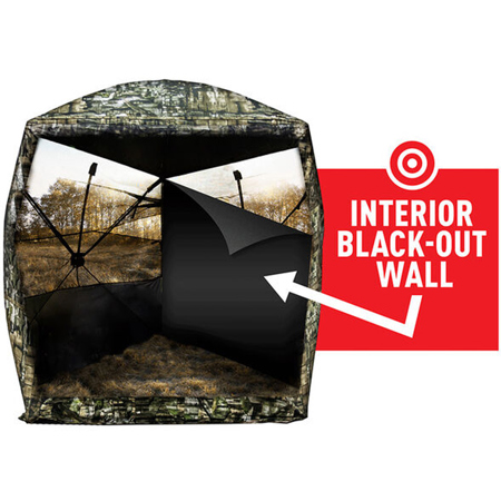 Bushnell Replacement Curtain for Double Bull SurroundView 360 Blind, Black